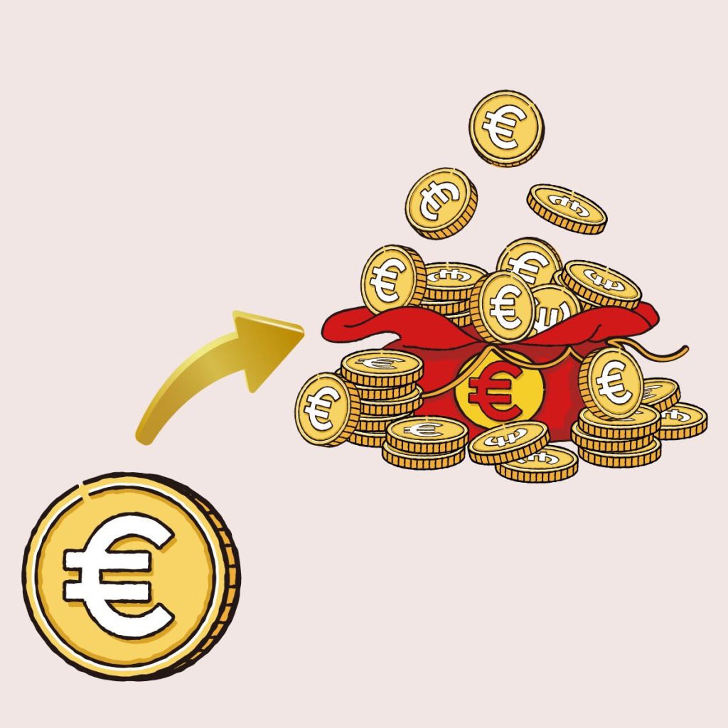 Verkaufsförderung Spiel aus 1 mach 20