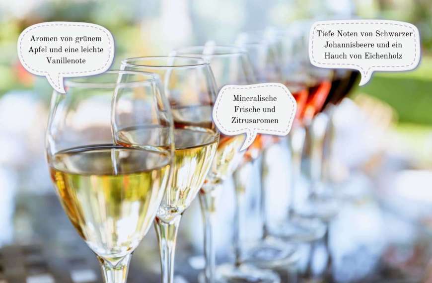 Weinbeschreibung mit dem korrekten Weinvokabular