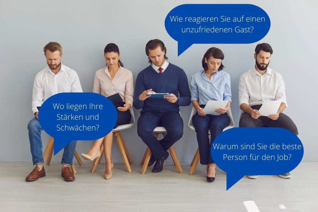 90 Fragen bei einem Vorstellungsgespräch in der Gastronomie