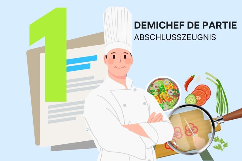 Zeugnis Demichef de partie Vorlage Muster kostenlos zur sofortigen Nutzung
