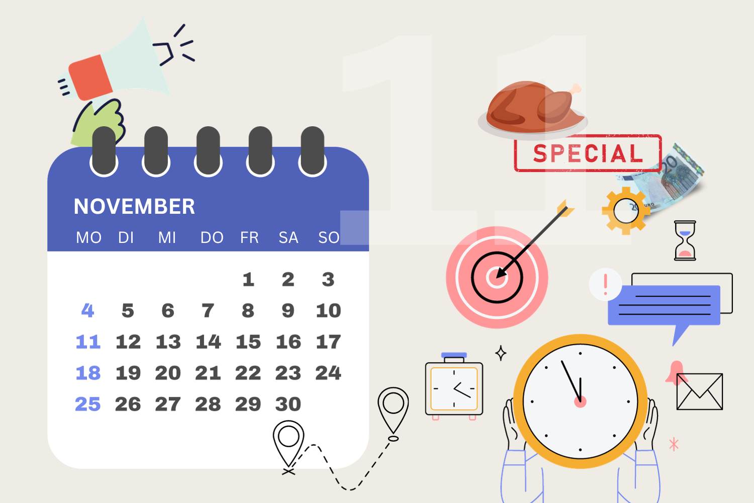 11 November: Auch im Winter kann man tolle Events machen