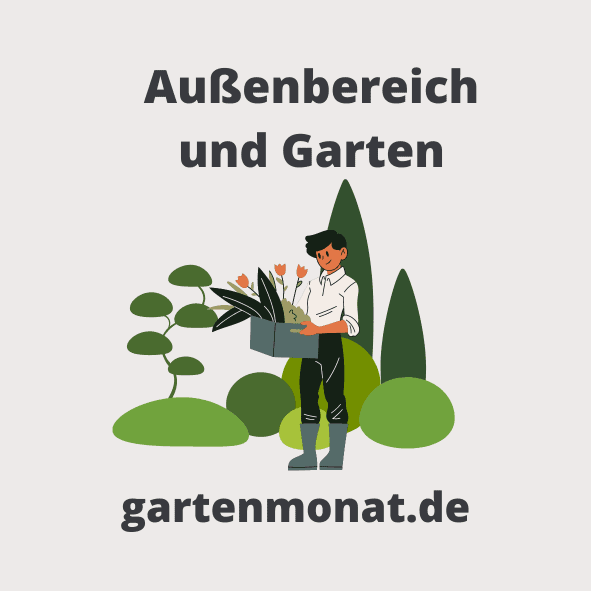 Aussenbereich und Garten für jeden Monat