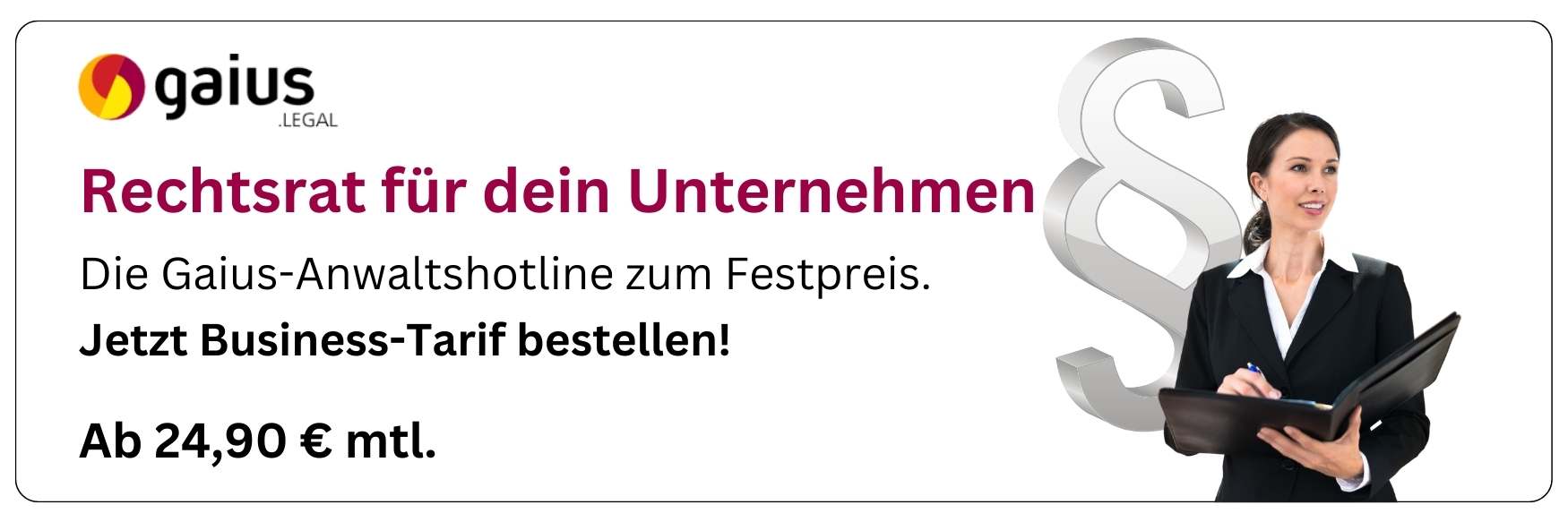 Gaius Anwälte für Unternehmen