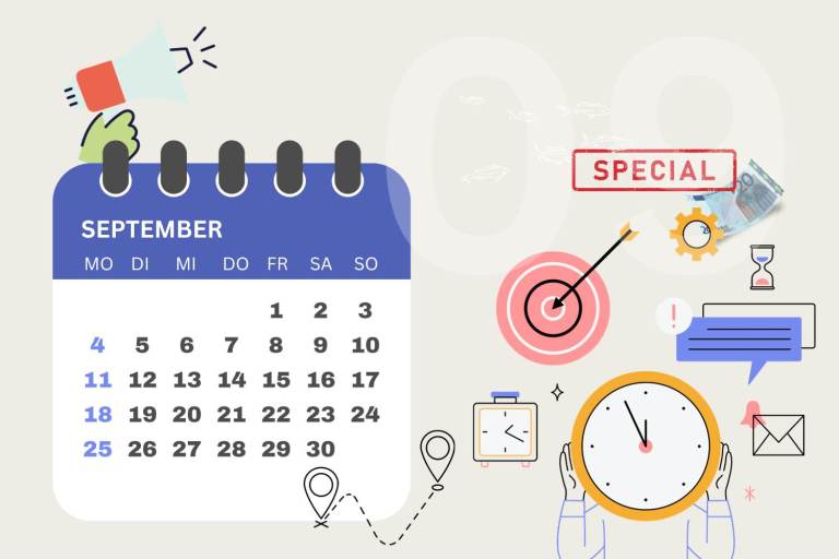 Jahresplanung in der Gastronomie September