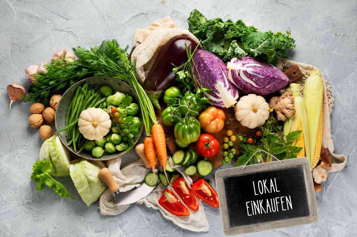 Große Gemüseauswahl Lokal einkaufen für das Gatsro Event