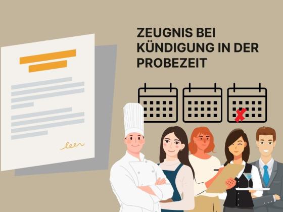 Arbeitszeugnis Kündigung Probezeit Vorlage Muster