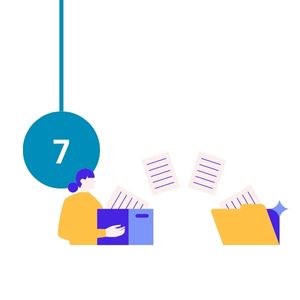 Warenannahme Schritt 7: Lieferschein ablegen oder digital erfassen