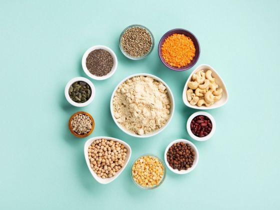 Pflanzliche Eiweißquellen