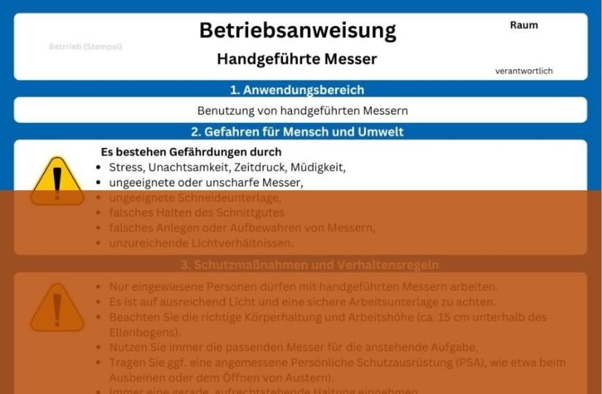 Download Betriebsanweisung Handgeführte Messer