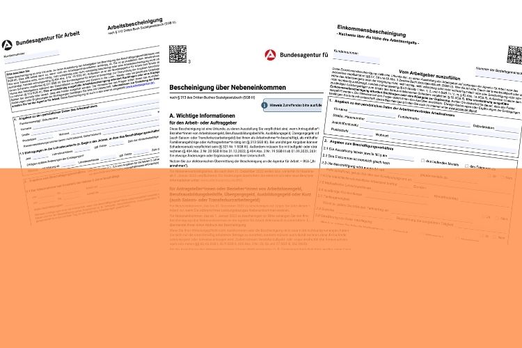 Download Formulare Arbeitsagentur